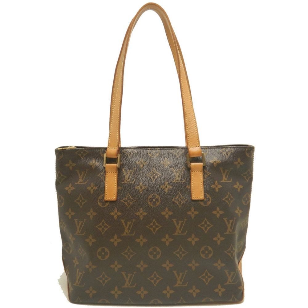 LOUIS VUITTON Monogram Cabas Piano M51148 Tote Bag Brown Women's 254308
